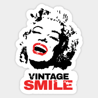 Love your Vintage Smile Sticker